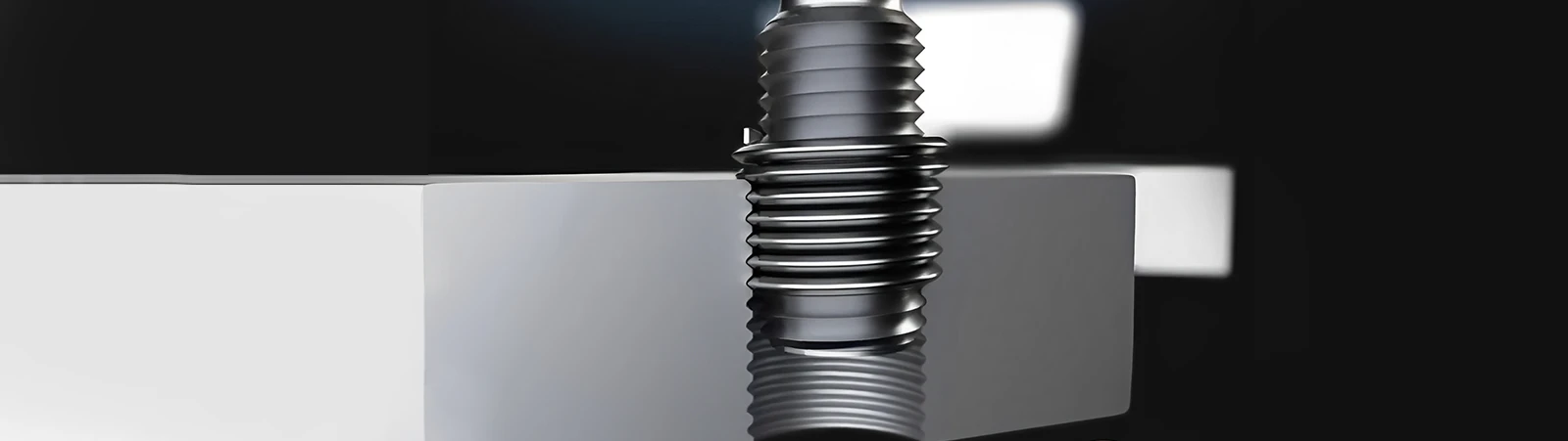 3D model of tangless wire thread insert installation 3D model of tangless wire thread insert installation